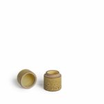 Matchstick-Holder-in-Ochre-and-Matte-Brown-1