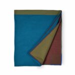 RD-101CittaJacquardBlanketinPeacockBlue