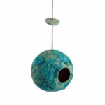 SB-529_CeramicBirdhouseinBlue